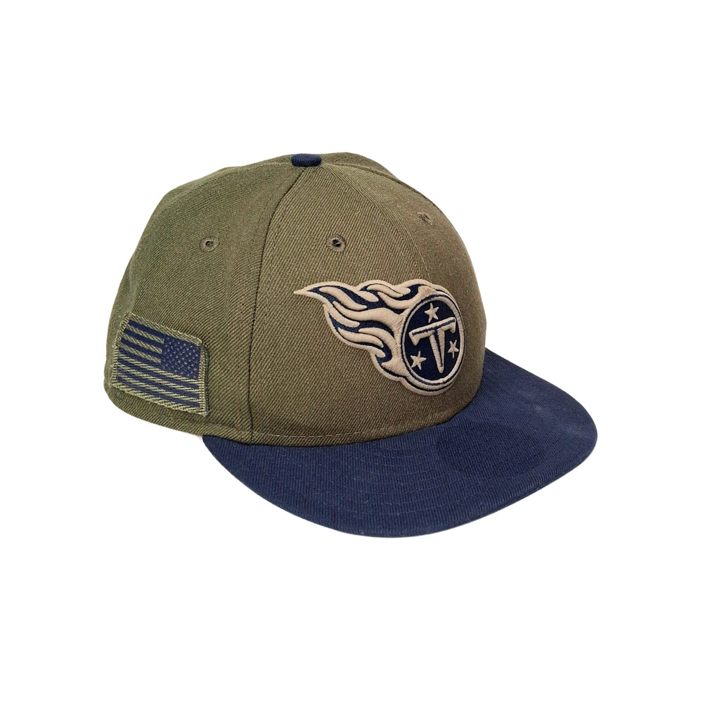 New Era Tennessee Titans 59FIFTY Salute To Service NFL Fitted Hat 7 5/8 Green